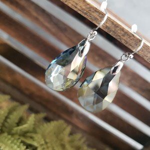 Avon Glimmering Colors Faceted Teardrop Earrings